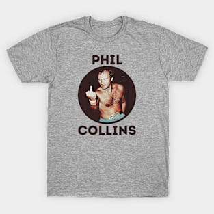 phil collins || coklat tua aestetic T-Shirt